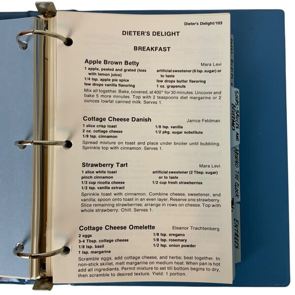 A Cooks Tour Of Shalom Cookbook By Temple Shalom Sisterhood Dallas 1978 Binder - Picture 10 of 16